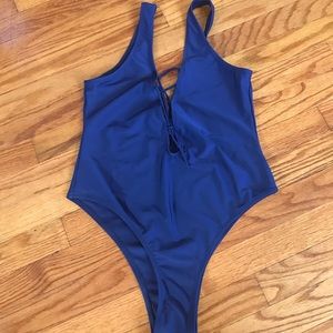 NWOT Navy Blue One piece